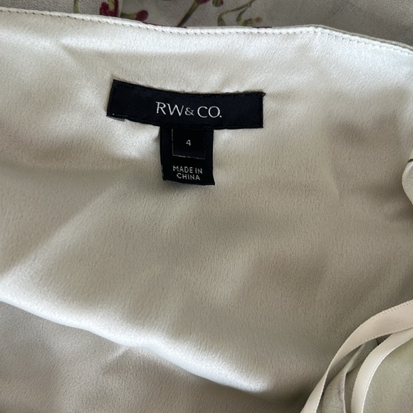 RW&CO Sleeveless Midi Cocktail Dress with Ruffles - Picture 14 of 14